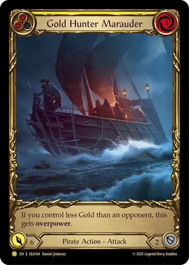 Gold Hunter Marauder (Treasure) [SEA164] (High Seas)  Cold Foil | Total Play