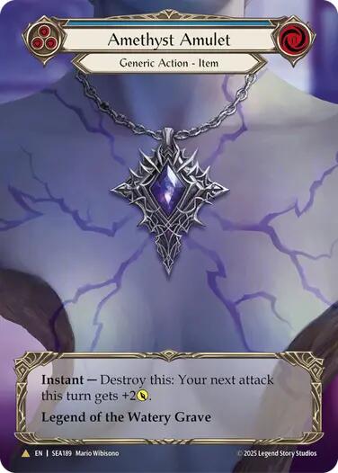 Amethyst Amulet (Treasure) [SEA189] (High Seas)  Cold Foil | Total Play