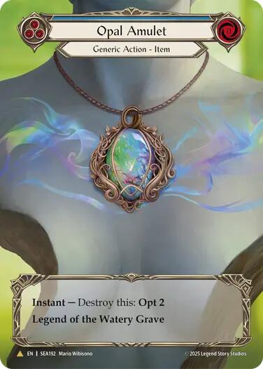Opal Amulet (Treasure) [SEA192] (High Seas)  Cold Foil | Total Play