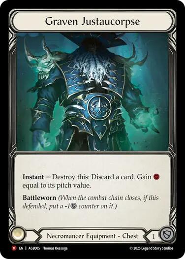 Graven Justaucorpse [AGB005] (Armory Deck: Gravy Bones)  Rainbow Foil | Total Play