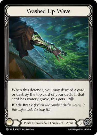 Washed Up Wave [AGB006] (Armory Deck: Gravy Bones)  Rainbow Foil | Total Play