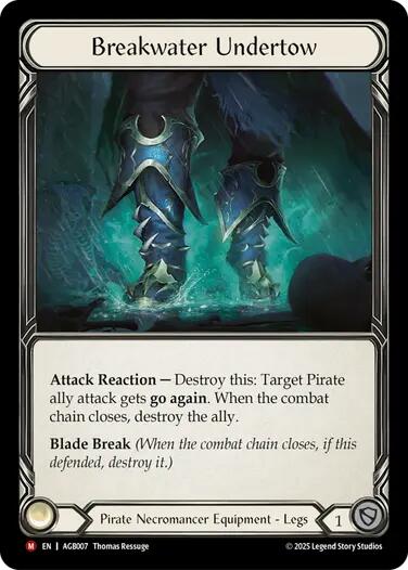 Breakwater Undertow [AGB007] (Armory Deck: Gravy Bones)  Rainbow Foil | Total Play