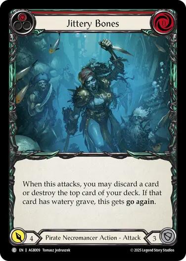 Jittery Bones (Red) [AGB009] (Armory Deck: Gravy Bones) | Total Play
