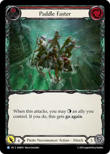 Paddle Faster [AGB010] (Armory Deck: Gravy Bones) | Total Play