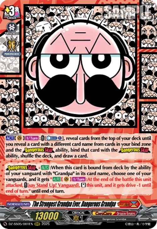 The Strongest Grandpa Ever, Dangerous Grandpa (DZ-SS05/001EN) [CoroCoro Start Deck Pack] | Total Play