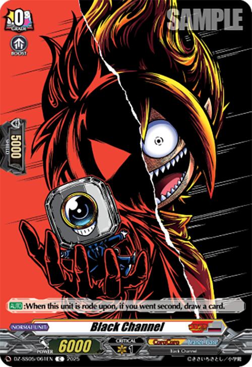 Black Channel (DZ-SS05/061EN) [CoroCoro Start Deck Pack] | Total Play