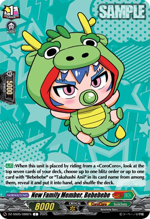 New Family Member, Bebebebe (DZ-SS05/086EN) [CoroCoro Start Deck Pack] | Total Play