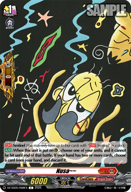 Nusa~~ (DZ-SS05/098EN) [CoroCoro Start Deck Pack] | Total Play