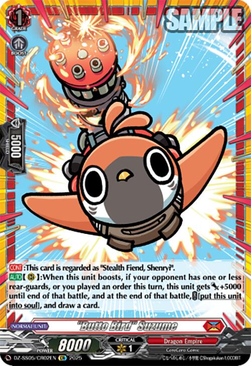 "Butto Bird" Suzume (DZ-SS05/CR02EN) [CoroCoro Start Deck Pack] | Total Play