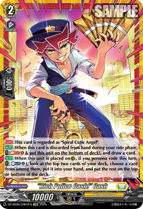 "Rich Police Cash!" Cash (DZ-SS05/CR07EN) [CoroCoro Start Deck Pack] | Total Play