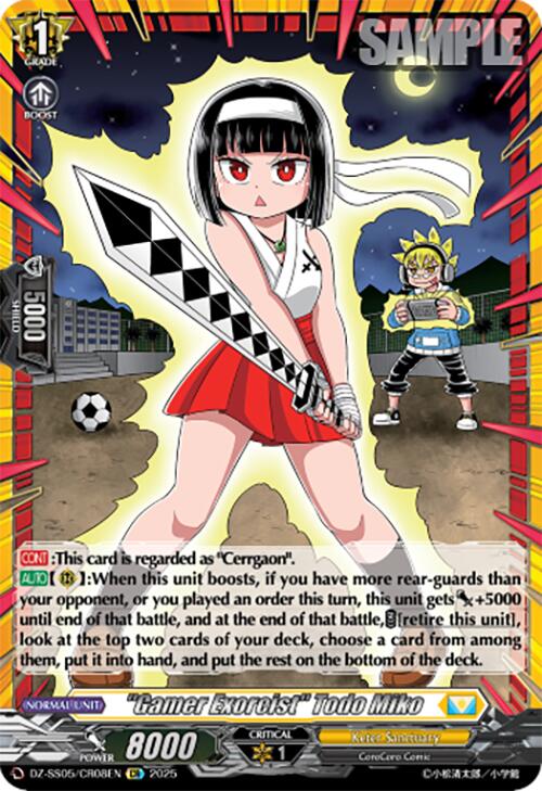 "Gamer Exorcist" Todo Miko (DZ-SS05/CR08EN) [CoroCoro Start Deck Pack] | Total Play