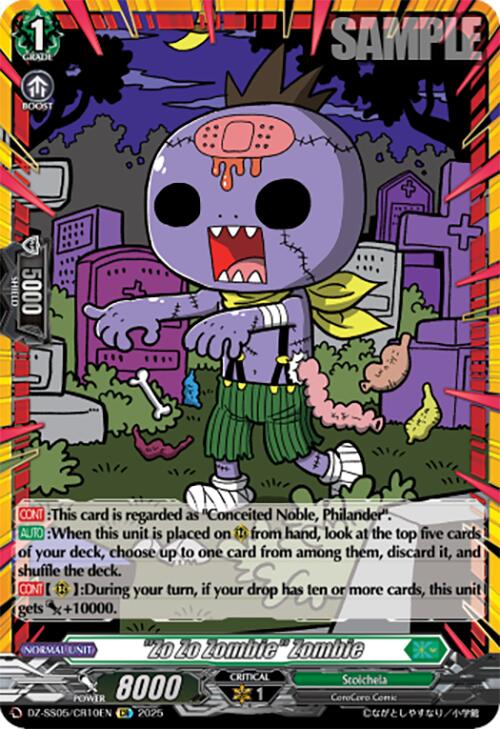 "Zo Zo Zombie" Zombie (DZ-SS05/CR10EN) [CoroCoro Start Deck Pack] | Total Play