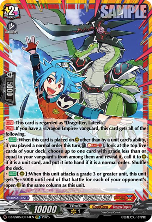 "Future Card Buddyfight" Tasuku & Jack (DZ-SS05/CR14EN) [CoroCoro Start Deck Pack] | Total Play