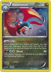 Salamence (8/20) (Cosmos Holo) (Blister Exclusive) [Black & White: Dragon Vault] | Total Play