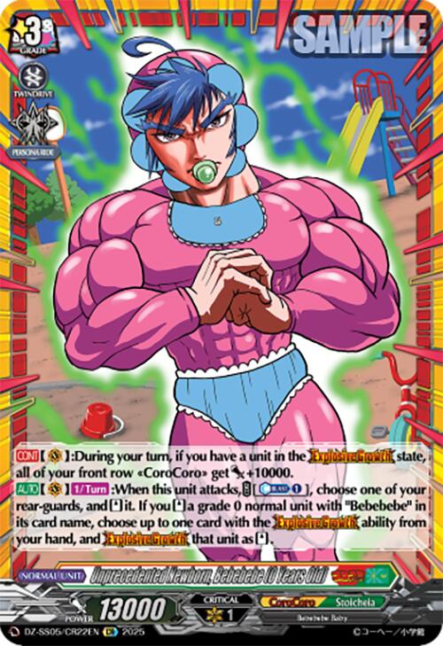 Unprecedented Newborn, Bebebebe (0 Years Old) (DZ-SS05/CR22EN) [CoroCoro Start Deck Pack] | Total Play