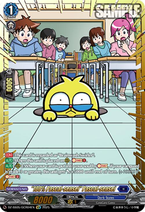 "100% Pascal-sensei" Pascal-sensei (DZ-SS05/GCR04EN) [CoroCoro Start Deck Pack] | Total Play