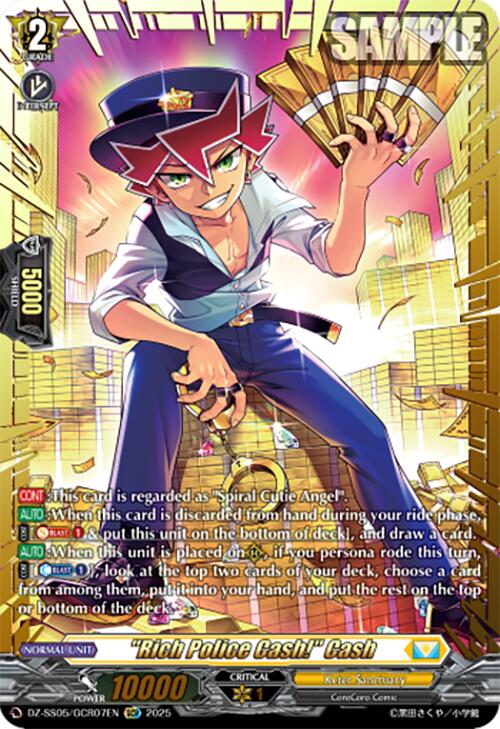 "Rich Police Cash!" Cash (DZ-SS05/GCR07EN) [CoroCoro Start Deck Pack] | Total Play