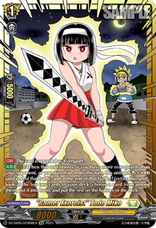 "Gamer Exorcist" Todo Miko (DZ-SS05/GCR08EN) [CoroCoro Start Deck Pack] | Total Play