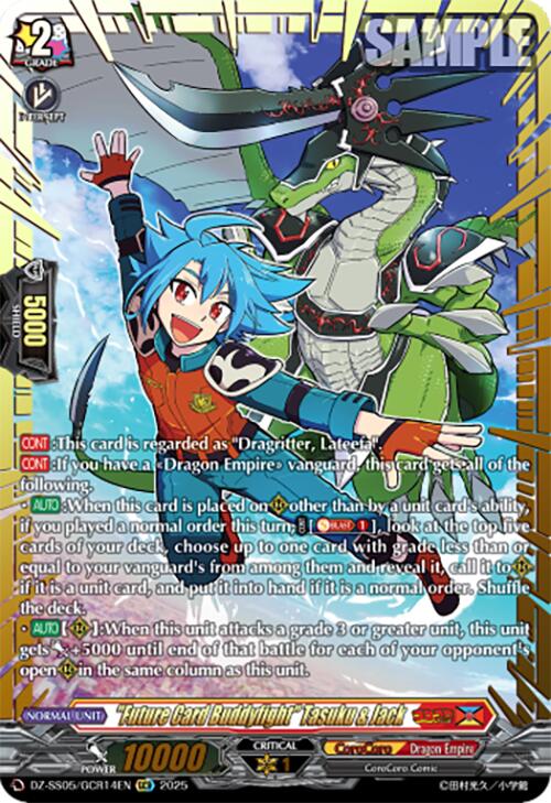 "Future Card Buddyfight" Tasuku & Jack (DZ-SS05/GCR14EN) [CoroCoro Start Deck Pack] | Total Play
