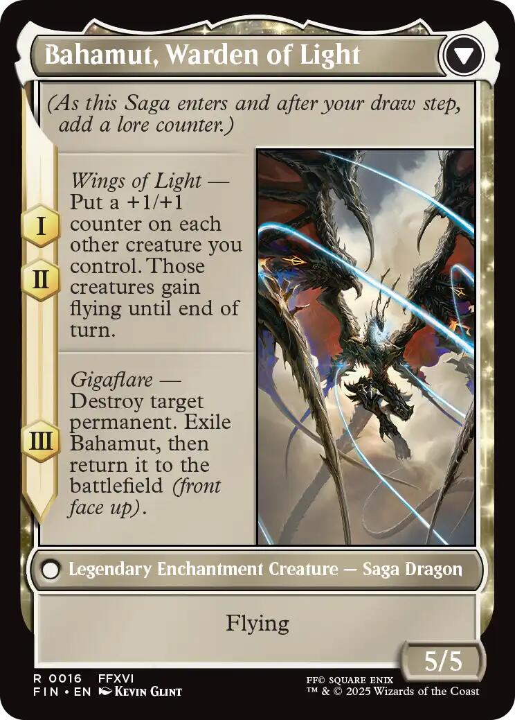 Dion, Bahamut's Dominant // Bahamut, Warden of Light [FINAL FANTASY] | Total Play