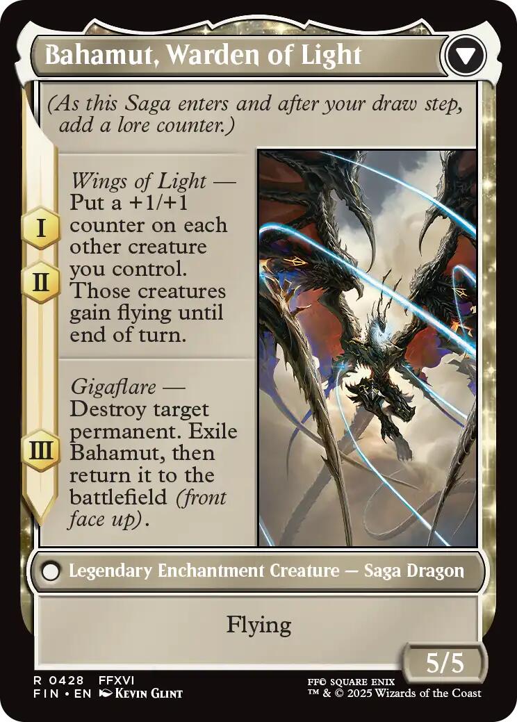 Dion, Bahamut's Dominant // Bahamut, Warden of Light (Extended Art) [FINAL FANTASY] | Total Play