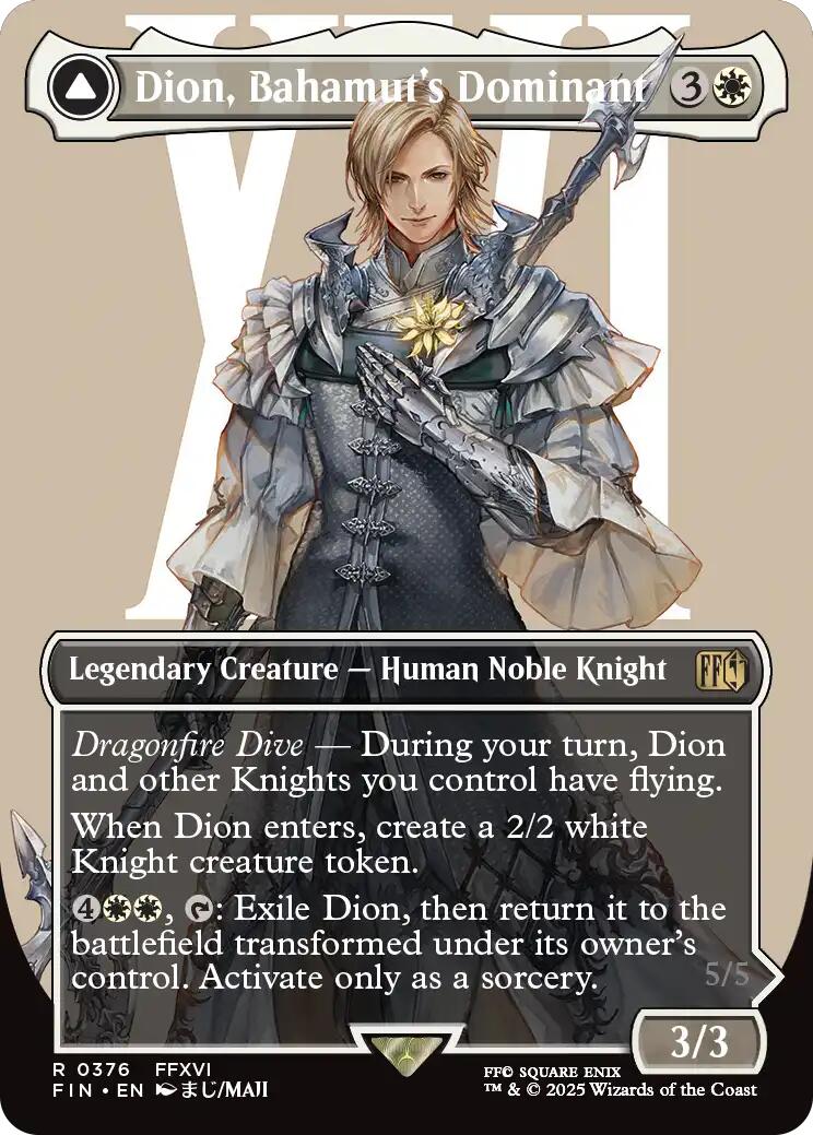 Dion, Bahamut's Dominant // Bahamut, Warden of Light (Borderless) [FINAL FANTASY] | Total Play