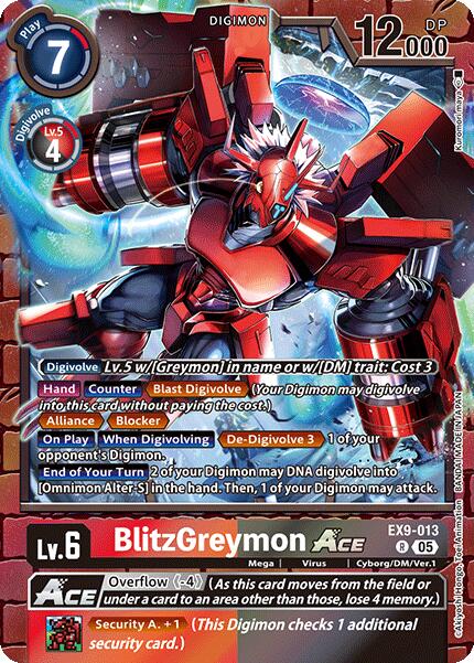 BlitzGreymon ACE [EX9-013] [Versus Monsters] | Total Play