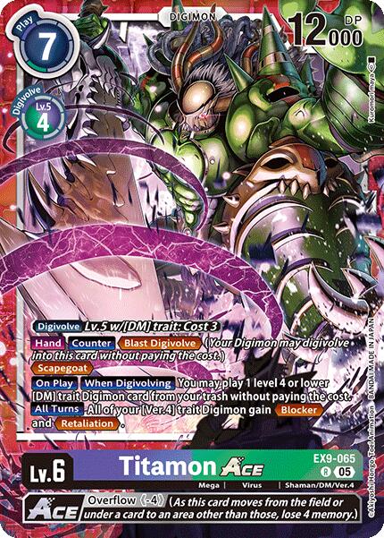 Titamon ACE [EX9-065] [Versus Monsters] | Total Play
