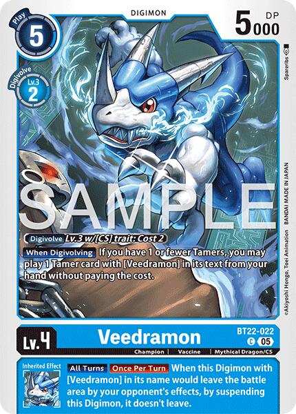 Veedramon [BT22-022] [Cyber Eden] | Total Play