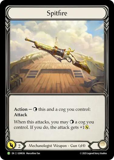 Spitfire [GEM036] (GEM Pack 2)  Cold Foil | Total Play