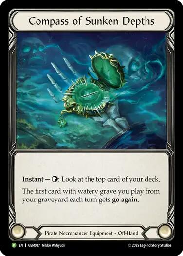 Compass of Sunken Depths [GEM037] (GEM Pack 2)  Cold Foil | Total Play