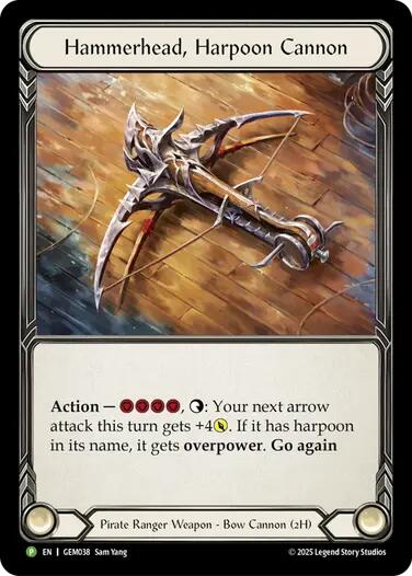 Hammerhead, Harpoon Cannon [GEM038] (GEM Pack 2)  Cold Foil | Total Play