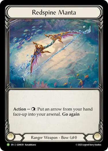 Redspine Manta [GEM039] (GEM Pack 2)  Cold Foil | Total Play
