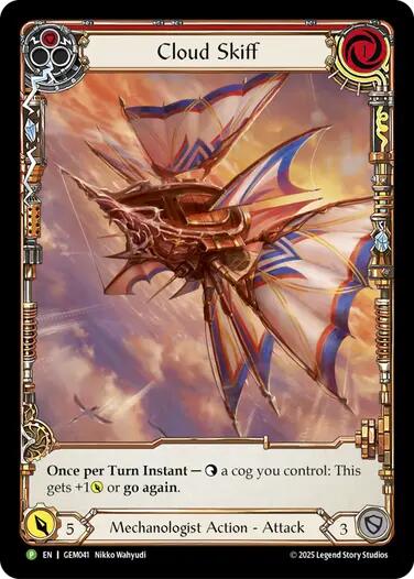Cloud Skiff (Red) [GEM041] (GEM Pack 2) | Total Play