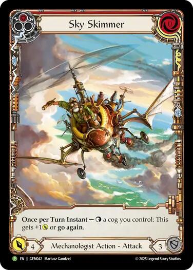 Sky Skimmer (Red) [GEM042] (GEM Pack 2) | Total Play