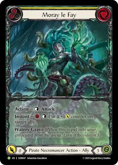 Moray le Fay [GEM047] (GEM Pack 2)  Rainbow Foil | Total Play