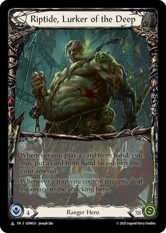 Riptide, Lurker of the Deep (Marvel) [GEM033] (GEM Pack 2)  Cold Foil | Total Play