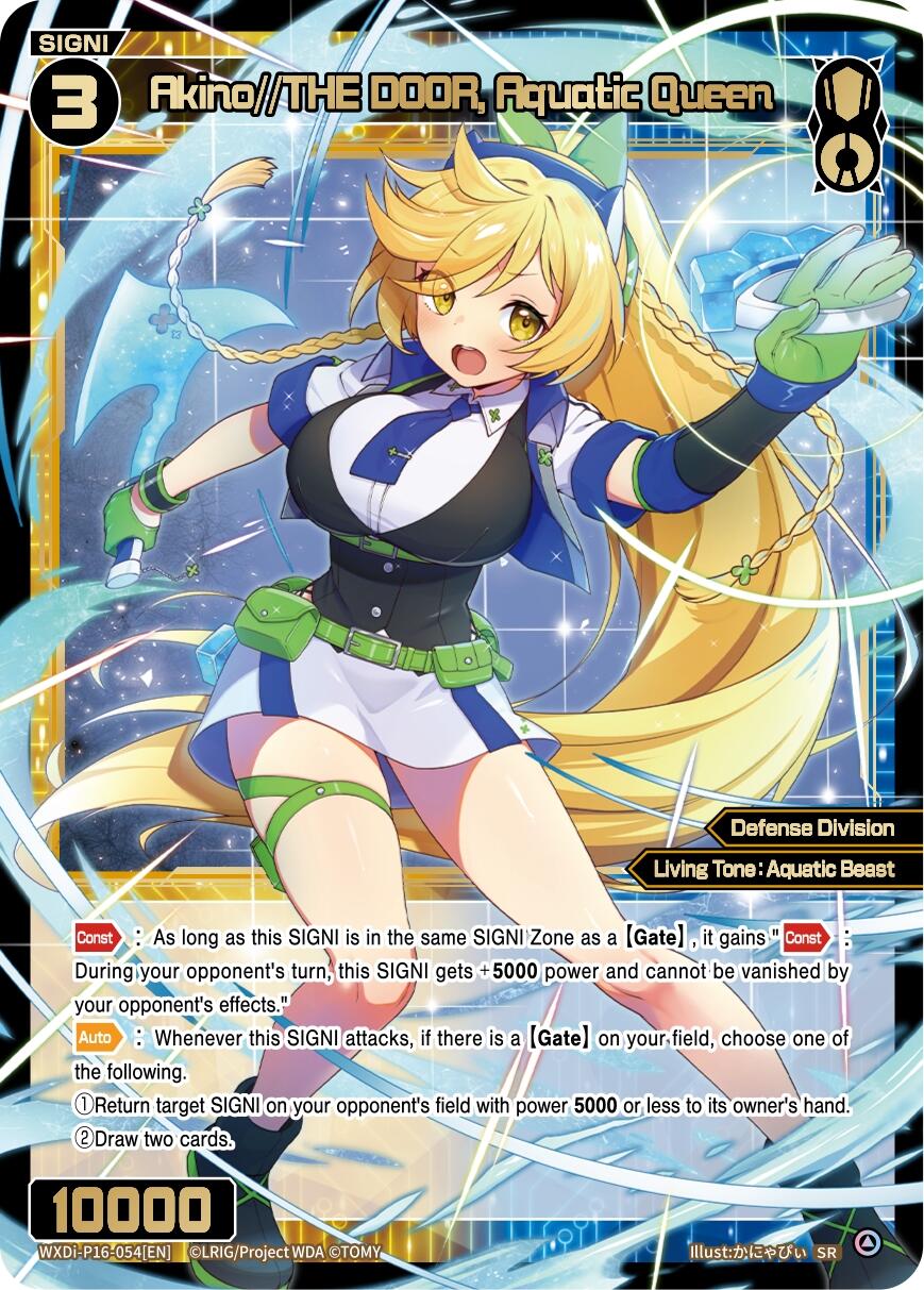 Akino//THE DOOR, Aquatic Queen (WXDi-P16-054[EN]) [Legendary DIVA] | Total Play