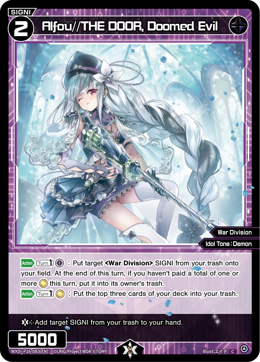 Alfou//THE DOOR, Doomed Evil (WXDi-P16-083[EN]) [Legendary DIVA] | Total Play