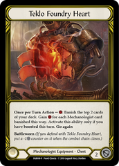 Teklo Foundry Heart [FAB008-P] (Promo)  1st Edition Cold Foil - Golden | Total Play