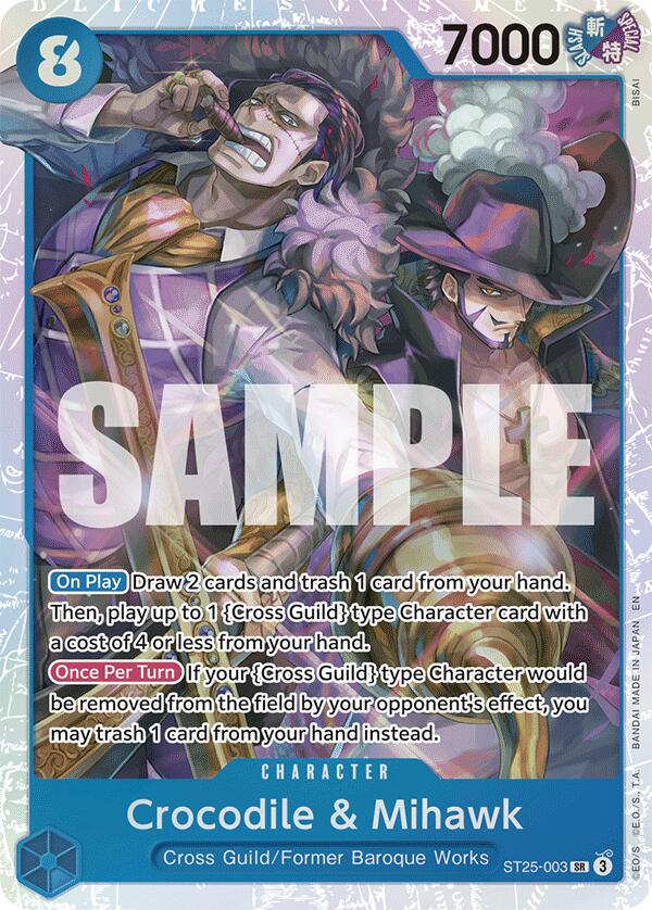 Crocodile & Mihawk [Starter Deck: Blue Buggy] | Total Play