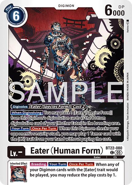 Eater [BT22-080] (Human Form) [Cyber Eden] | Total Play