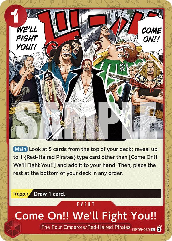 Come On!! We'll Fight You!! (Reprint) [Starter Deck: Red Shanks] | Total Play