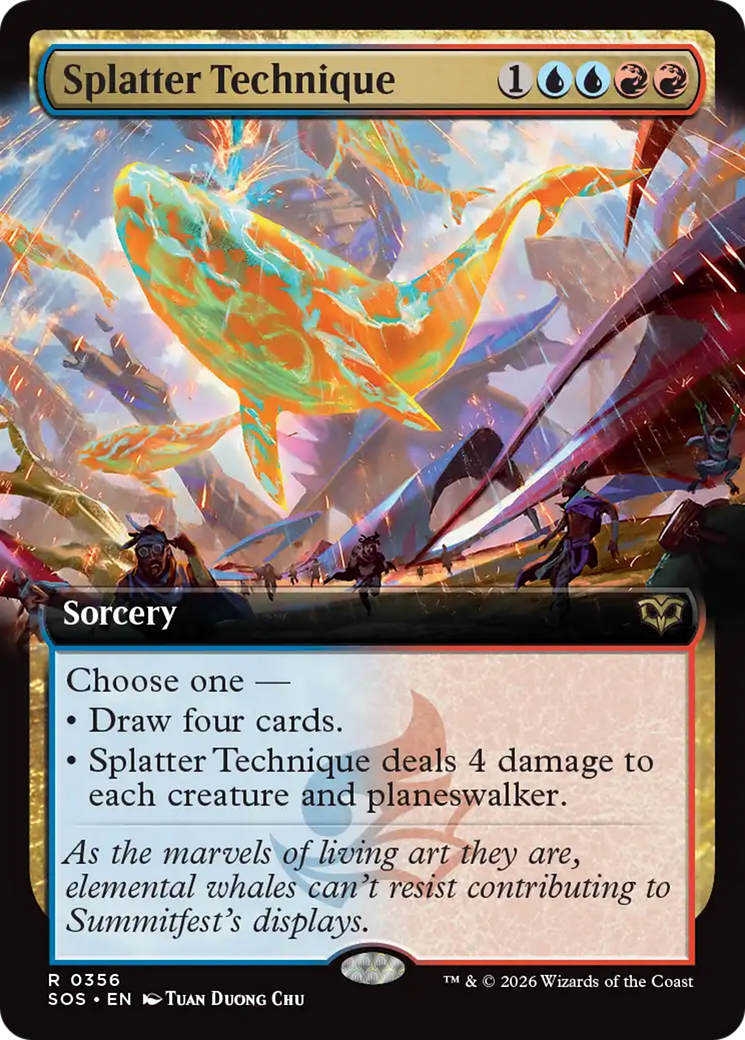 Splatter Technique (Extended Art) [Secrets of Strixhaven] | Total Play