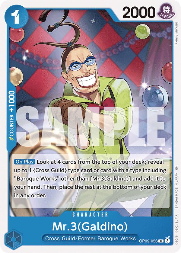 Mr.3(Galdino) (Reprint) [Starter Deck: Blue Buggy] | Total Play