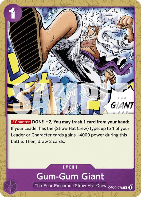 Gum-Gum Giant (Reprint) [Starter Deck: Purple/Black Monkey.D.Luffy] | Total Play