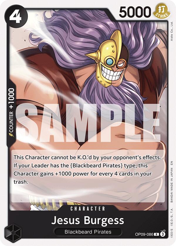 Jesus Burgess (Reprint) [Starter Deck: Black Marshall.D.Teach] | Total Play