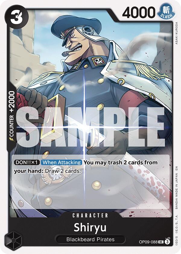 Shiryu (Reprint) [Starter Deck: Black Marshall.D.Teach] | Total Play