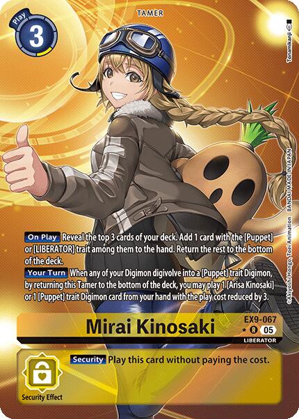Mirai Kinosaki [EX9-067] (Alternate Art) [Versus Monsters] | Total Play