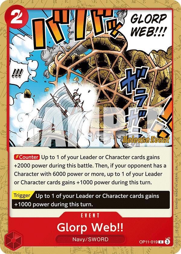 Glorp Web!! [A Fist of Divine Speed Release Event Cards] | Total Play
